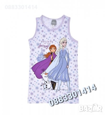 Потник Елза и Ана Frozen , снимка 1 - Детски тениски и потници - 39452240