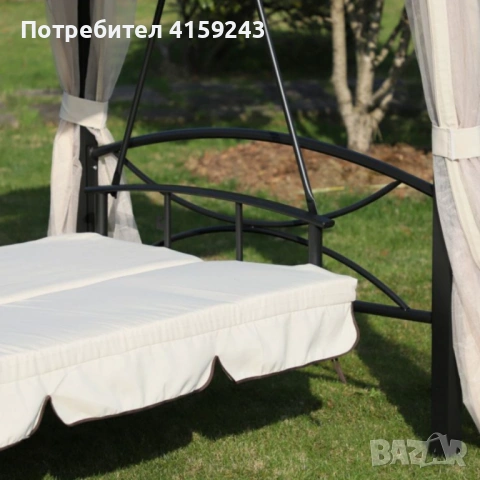 Луксозна градинска шатра с люлка и функция сън за пълен релакс, снимка 3 - Градински мебели, декорация  - 53936743