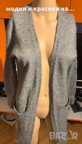 Дълга жилетка мохер и вълна Esprit, S, снимка 4 - Жилетки - 53043633