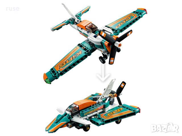 НОВИ! LEGO® Technic 42117 Състезателен самолет, снимка 5 - Конструктори - 40779868