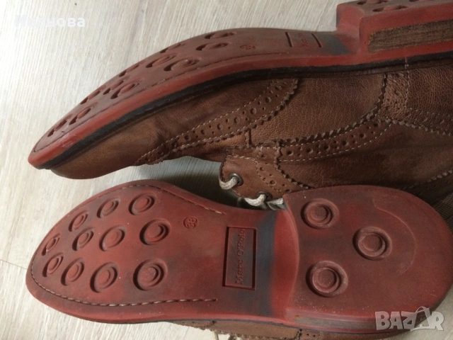 Боти тип кубинки Marc O'Polo.Естественна кожа., снимка 7 - Дамски боти - 54044457