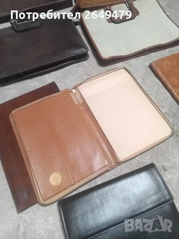 Продавам 11 кожени чанти и папки за документи, снимка 5 - Чанти - 51227148