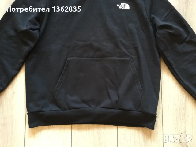 НОВ оригинален черен памучен суичър блуза THE NORTH FACE размер L от САЩ , снимка 9 - Суичъри - 53532555