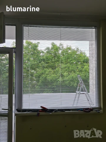 Вратопрозорец от PVC Salamander с Комарници, PVC перваз и Al щори, снимка 2 - Дограми - 50462761