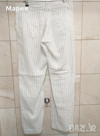 Ленен панталон с широки крачоли, снимка 4 - Панталони - 29230267