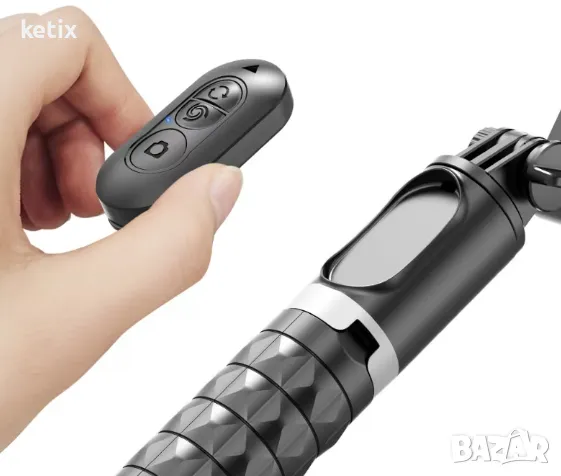 Селфи стик със стабилизатор Gimbal,въртене на 360°, снимка 5 - Селфи стикове, аксесоари - 49557052