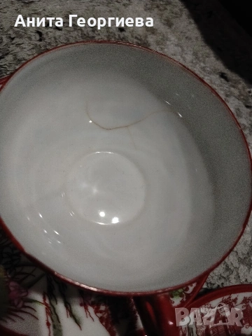 Японски порцеланов сервиз ръчна изработка , снимка 8 - Антикварни и старинни предмети - 53941802