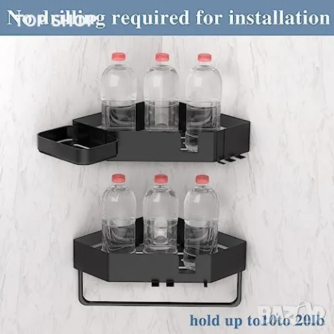 Нови 2 броя ъглови Рафтове за съхранение в баня кухня Органайзер, снимка 7 - Други стоки за дома - 49567189