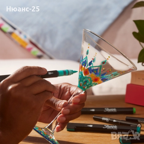 Маркер Sharpie Acrylic Brush, снимка 6 - Ученически пособия, канцеларски материали - 51930016