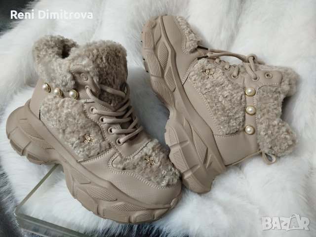 дамски зимни маратонки , снимка 2 - Маратонки - 52618625