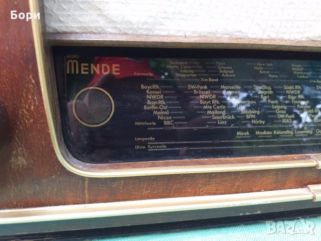 NORDMENDE BREMEN 186-WU Радио 1951г, снимка 4 - Радиокасетофони, транзистори - 29514768