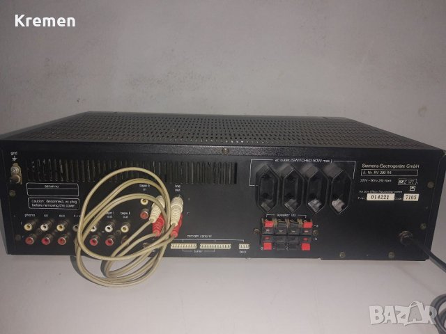Усилвател SIEMENS RU-300, снимка 5 - Ресийвъри, усилватели, смесителни пултове - 35202114
