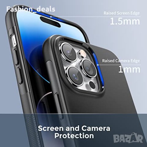 Нов черен защитен калъф кейс за iPhone 14 Pro 6.1 инча Айфон, снимка 6 - Калъфи, кейсове - 40428829