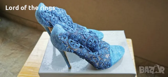 Маркови оригинални елегантни дамски обувки ERMANNO SCERVINO - 40 номер, снимка 2 - Дамски елегантни обувки - 49867818