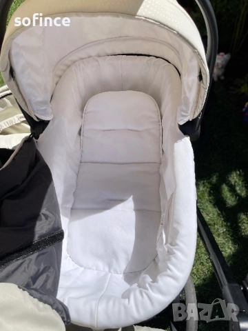 Детска количка 3 в 1 Peg Perego Book Plus Sportivo SL, Perla, снимка 4 - Детски колички - 51974145