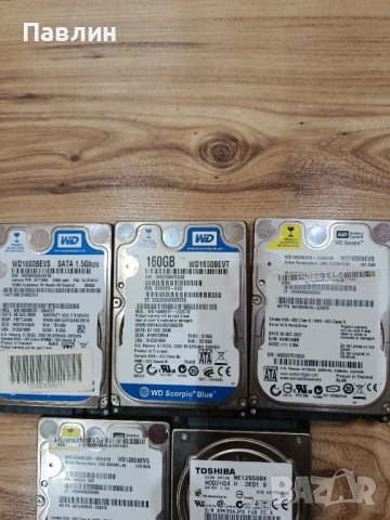 Хард диск ,hard disk 120 и 160GB за лаптоп , снимка 2 - Твърди дискове - 53304897