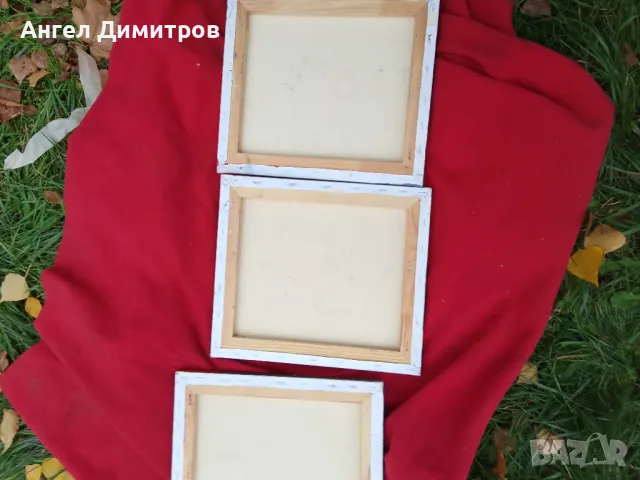 Маслена картина платно Триптих , снимка 7 - Картини - 47984083