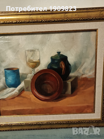 Стара маслена картина , снимка 1