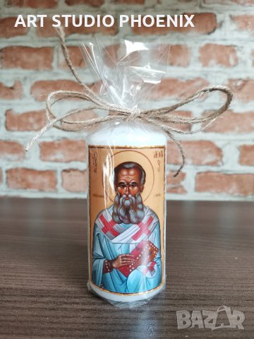 Икона на Свети Атанасий icona Sveti Atanasii, снимка 4 - Икони - 13117184