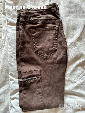Кафяв дамски панталон, снимка 2 - Панталони - 49889969