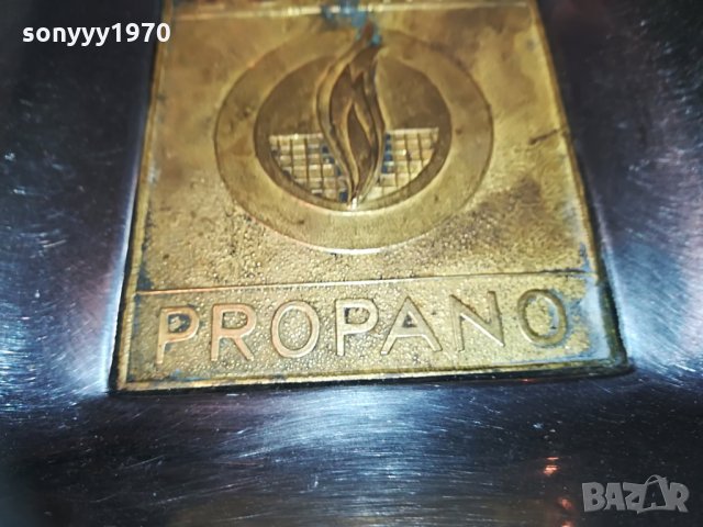 пепелник-мед/месинг/инокс-15х14см, снимка 5 - Колекции - 29939732