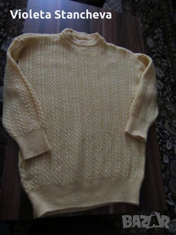 ЕЛАСТИЧЕН ПУЛОВЕР ЗА МОМИЧЕ, снимка 1 - Блузи с дълъг ръкав и пуловери - 16906007