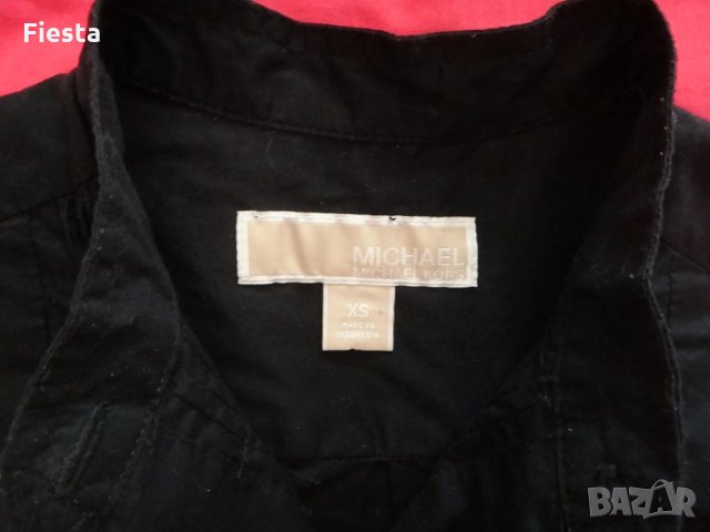 Michael Kors Оригинална черна риза, снимка 5 - Ризи - 33701537