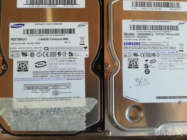 5 броя HDD хард диск, снимка 4 - Твърди дискове - 55719551