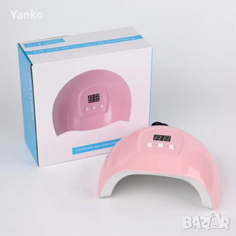 Професионална 54W UV LED лампа за нокти с таймер SUN X4., снимка 4 - Продукти за маникюр - 53948684