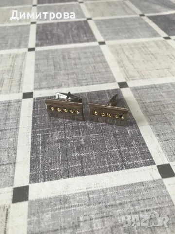 Копчета за ръкавели с камъчета, щипка за вратовръзка, снимка 7 - Други - 50927057