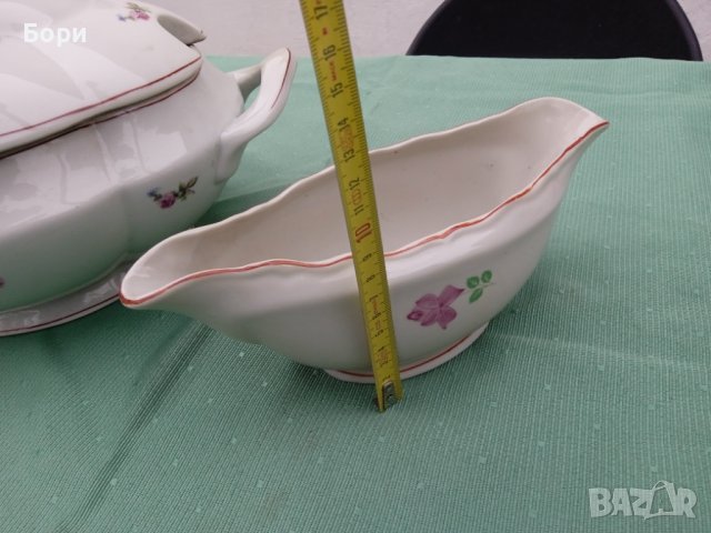 Стар овален порцеланов супник, снимка 12 - Чинии - 36635872