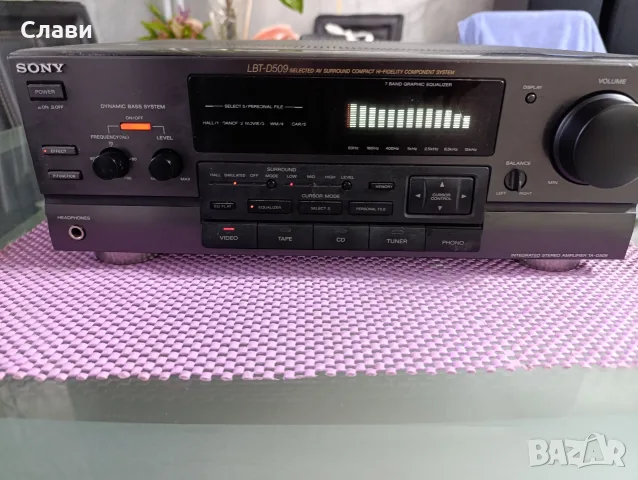 Усилвател SONY TA-D509 , снимка 13 - Ресийвъри, усилватели, смесителни пултове - 56473991