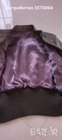 Кожено яке, снимка 4 - Якета - 39415724