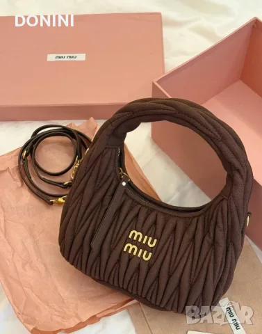 Miu Miu Belair Дамска чанта, кожа, снимка 6 - Чанти - 56010139
