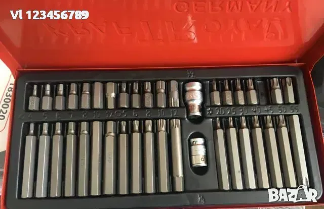 Накрайници торкс /еврейска звезда / К-т 41 ч торсове KRAFT, снимка 1