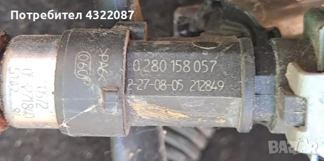 Бензинова рейка с  дюзи Пежо 1007 / Peugeot 1007 1.6I 16V 110к.с NFU, снимка 3 - Части - 50368201