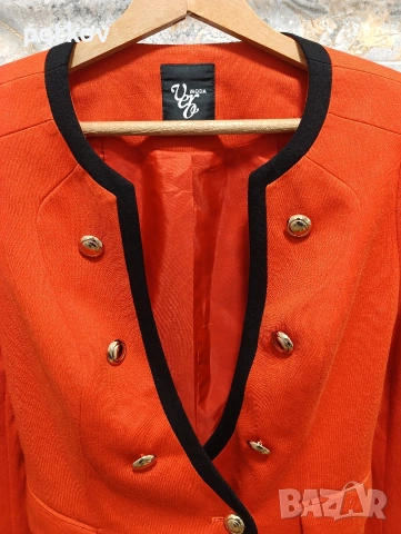 Оранжево сако VeroModa, S, снимка 2 - Сака - 53073852