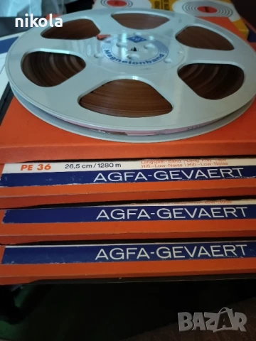 Ролки 26.5 см с нова лента  AGFA  BASF  и др  с кутии -60лв, снимка 2 - Други - 50584099