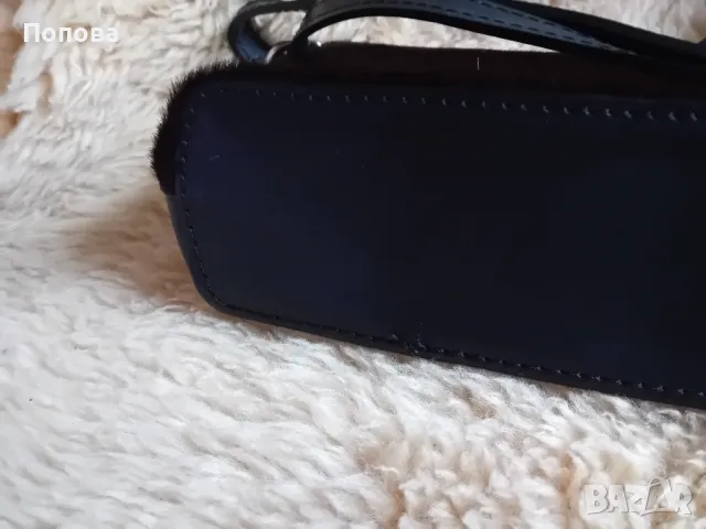"Vera Pelle" естествена кожа малка чанта, снимка 4 - Чанти - 49235671