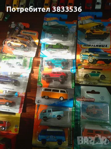 114бр. колекция от всякакви стари Volkswagen Retro модели, снимка 3 - Колекции - 56150218