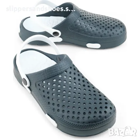 Мъжки чехли GEZER сив 40/45, снимка 3 - Джапанки - 50090166