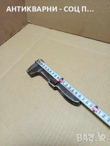 Соц Стар Малък Немски Тръбен Ключ BINK 0.530кг., снимка 9 - Антикварни и старинни предмети - 49851458