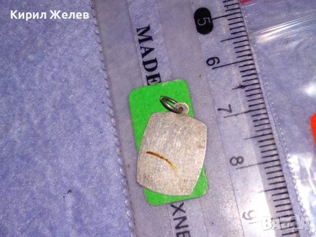 СТАРИНЕН НЕЖЕН АРТ НУВО СРЕБЪРЕН ПЕНДАНТ РЪЧНО ГРАВИРАН ВИСОКА ПРОБА СРЕБРО 35453, снимка 8 - Антикварни и старинни предмети - 39374023