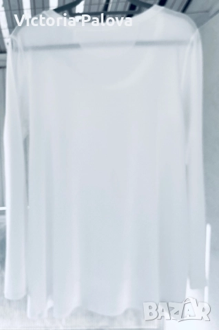 Луксозна бяла блуза MARC CAIN object for love , снимка 7 - Блузи с дълъг ръкав и пуловери - 52979307