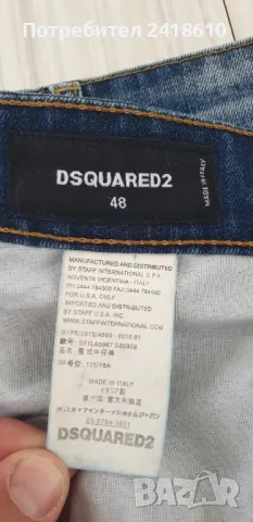 Dsquared2 Italy Short Jeans Mens Size 48 - 33 ОРИГИНАЛ! Мъжки Къси Дънкови Панталони!, снимка 17 - Къси панталони - 49497298