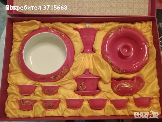 Китайски сервиз от порцелан от края на 80г , снимка 3 - Други - 52915213