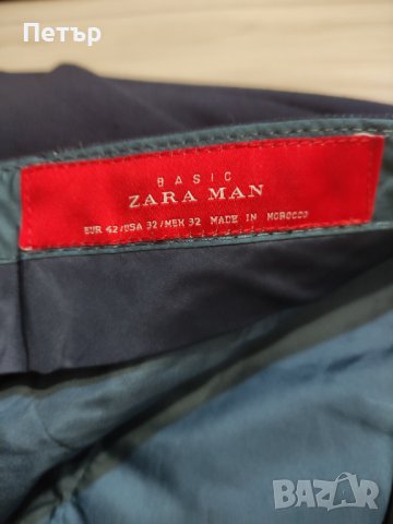 Мъжки костюм на Zara (тъмно син), снимка 2 - Костюми - 44243992