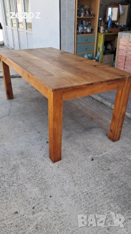 Маса трапезна масив №67, снимка 4 - Маси - 52232410