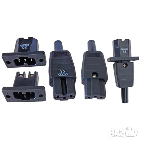 Комплект гнездо и щепсел 12 V и 24 V
