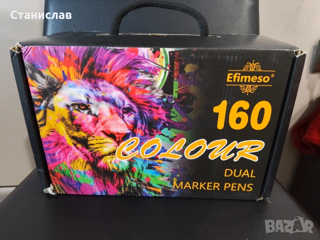Цветни маркери 160 броя, снимка 2 - Ученически пособия, канцеларски материали - 54159240